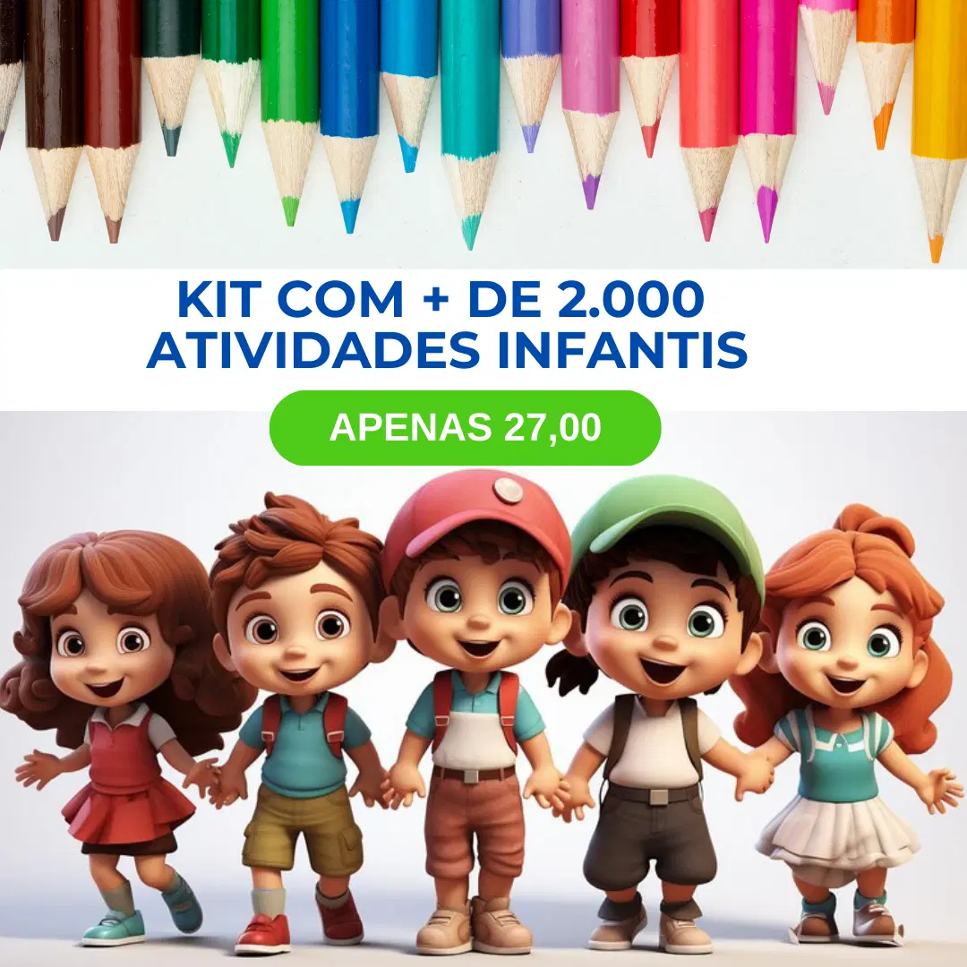 Aprenda Brincando são + de 2000 atividades infantis