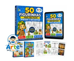50 Figurinhas para Meu Filho Pintar e Recortar