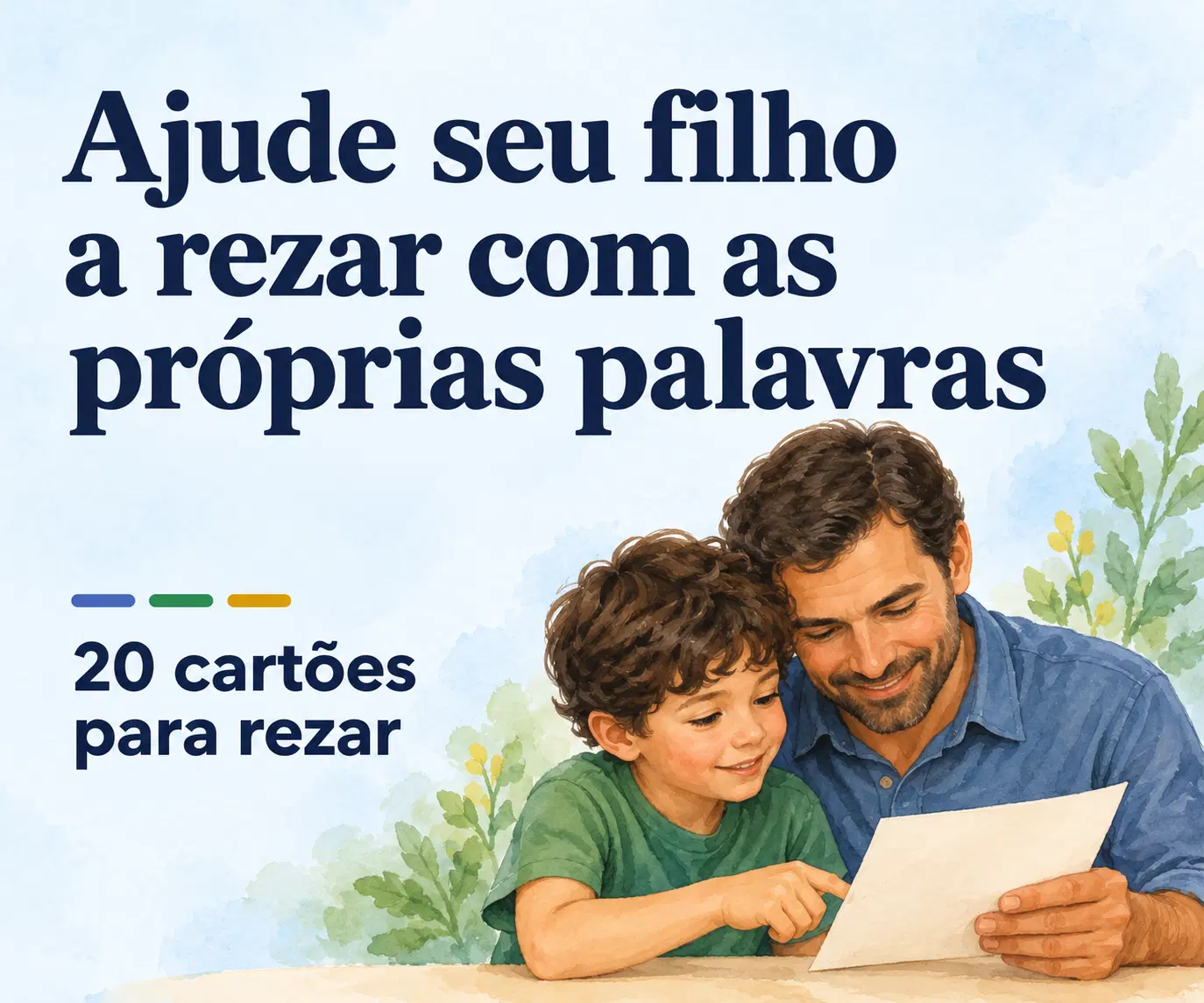 Ajude seu filho a rezar com as próprias palavras