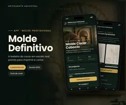 Molde Definitivo – Cocar Caboclo Profissional