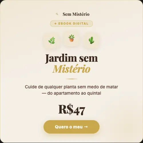 Cuide de qualquer planta por R$17