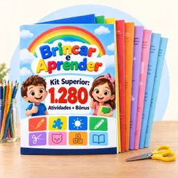 Brincar e Aprender — Kit Superior: 1280 Atividades + Bônus