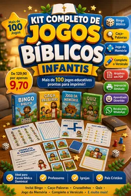 +100 Jogos Bíblicos Infantis