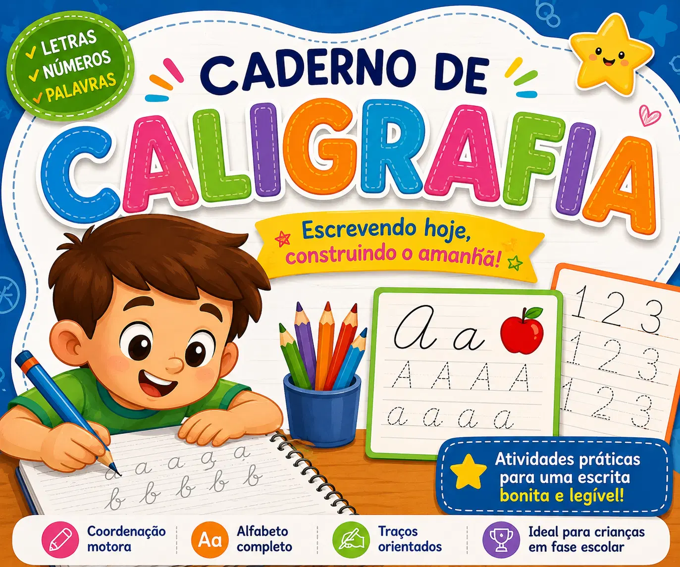 Caderno de Caligrafia
