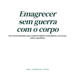 Ebook de emagrecimento
