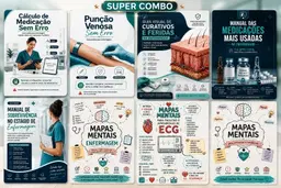 Pacote completo - Todos os materiais da Enfermagem Simplificada