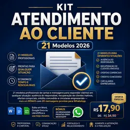 Kit Atendimento ao Cliente 2026