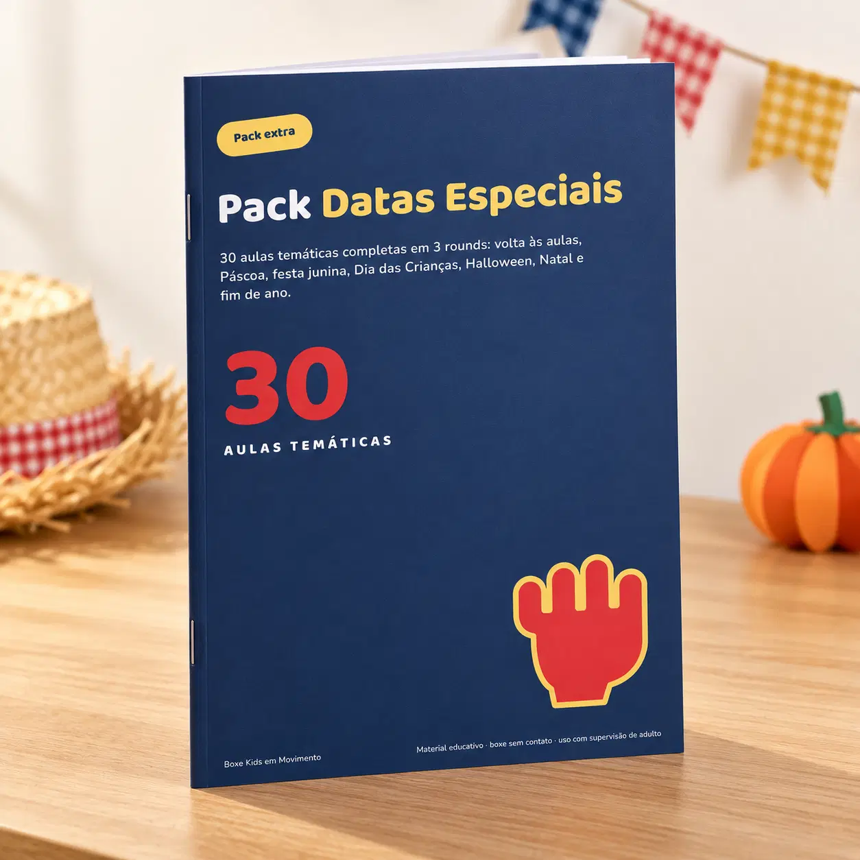 Pack Datas Especiais — 30 Aulas Temáticas de Boxe Kids