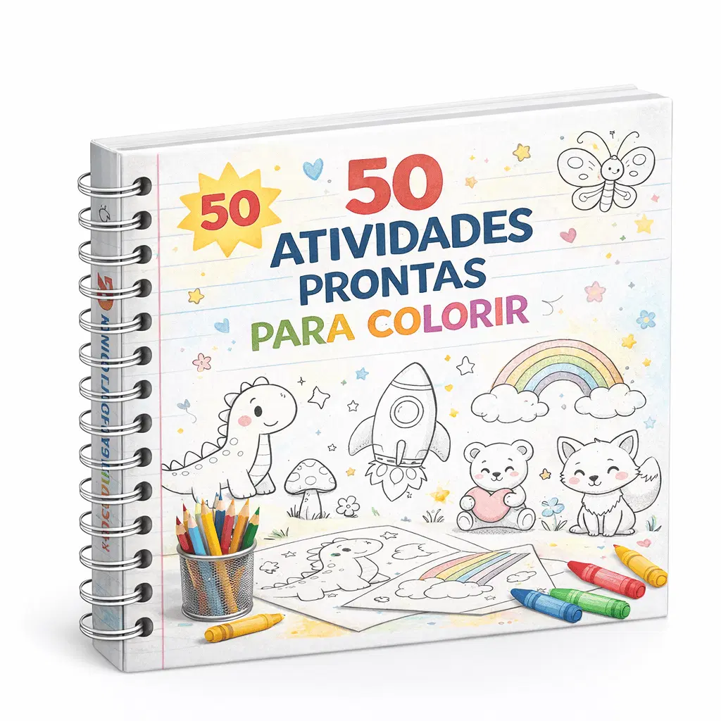 50 Atividades prontas para colorir