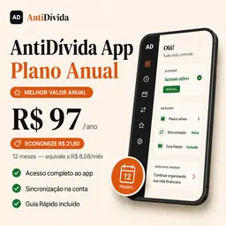 AntiDívida App — Plano Anual