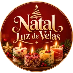 Velas Comestíveis Gourmet · Natal Luz de Velas