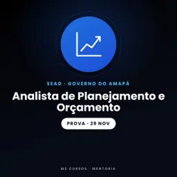 Mentoria - SEAD-AP - Analista de Planejamento e Orçamento