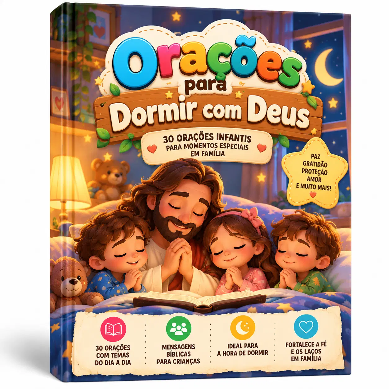 Orações para Dormir com Deus – 30 Orações Infantis