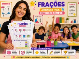 Kit Frações + 90 atividades extras para o ano todo!