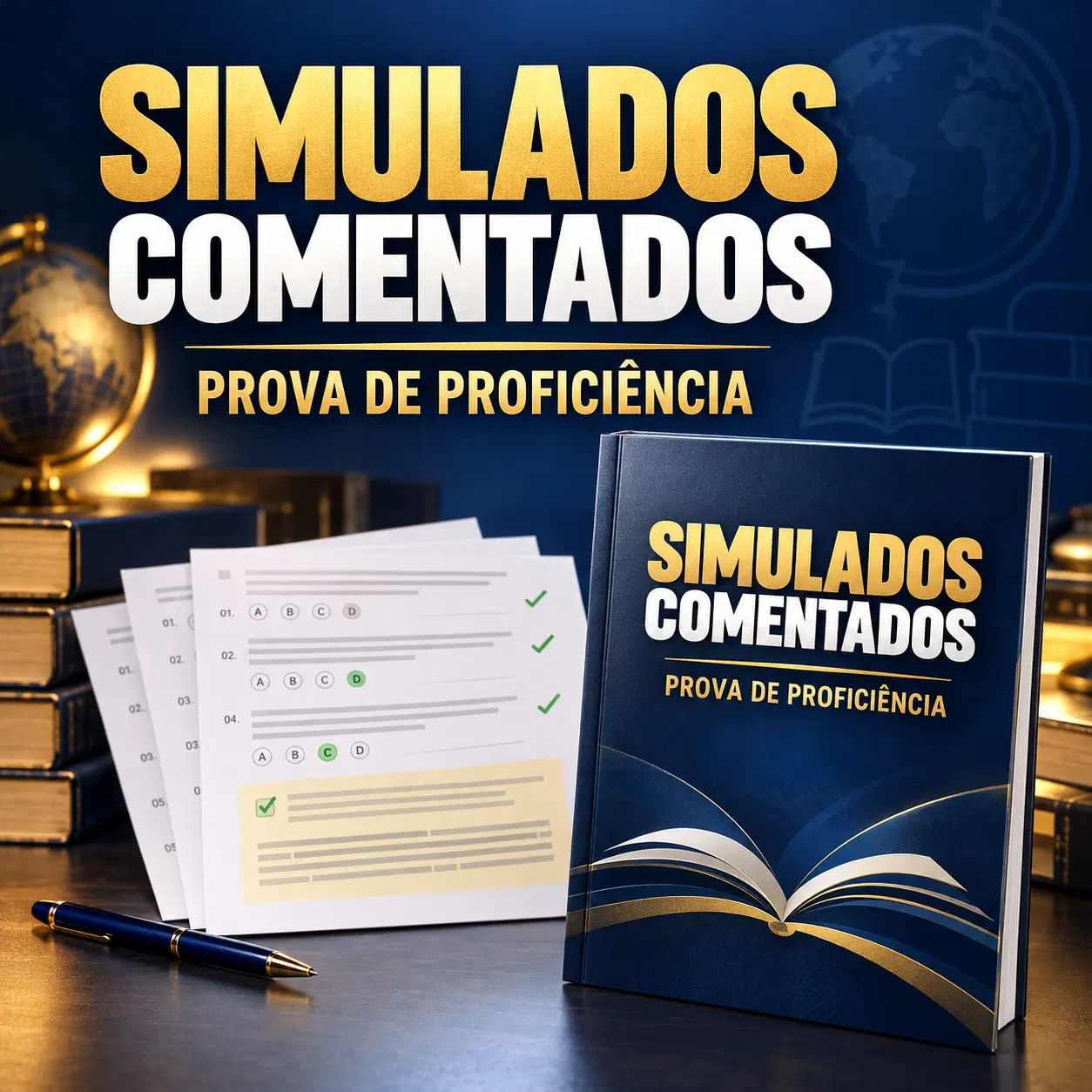 Simulados Comentados - Prova de Proficiência de Inglês