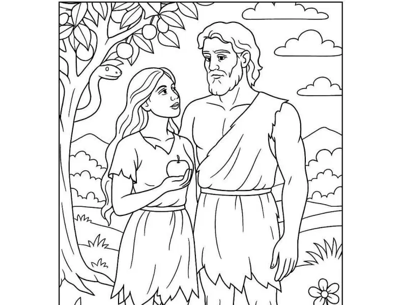 Desenhos Bíblico de Colorir
