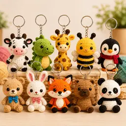 Chaveiros Amigurumis
