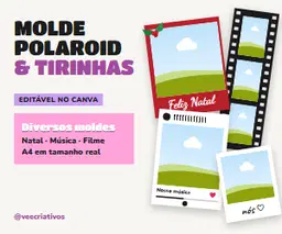 Pack Profissional de Gabaritos para Polaroids e Tirinhas
