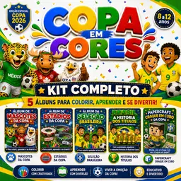Copa em Cores - Kit Completo