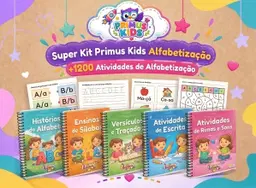 Super Kit Primus Kids Alfabetização (+1.200 Atividades)