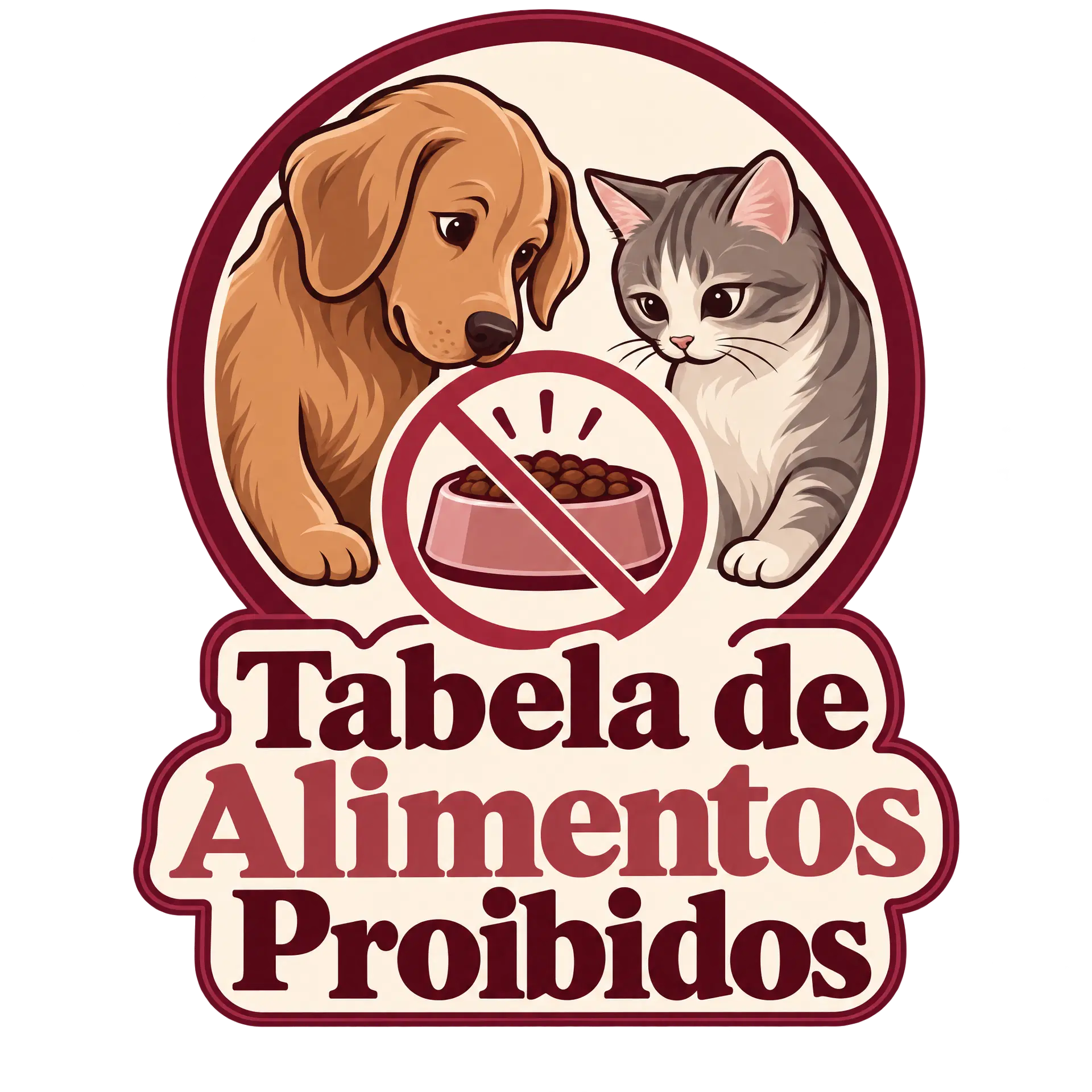 Tabela de Alimentos Proibidos