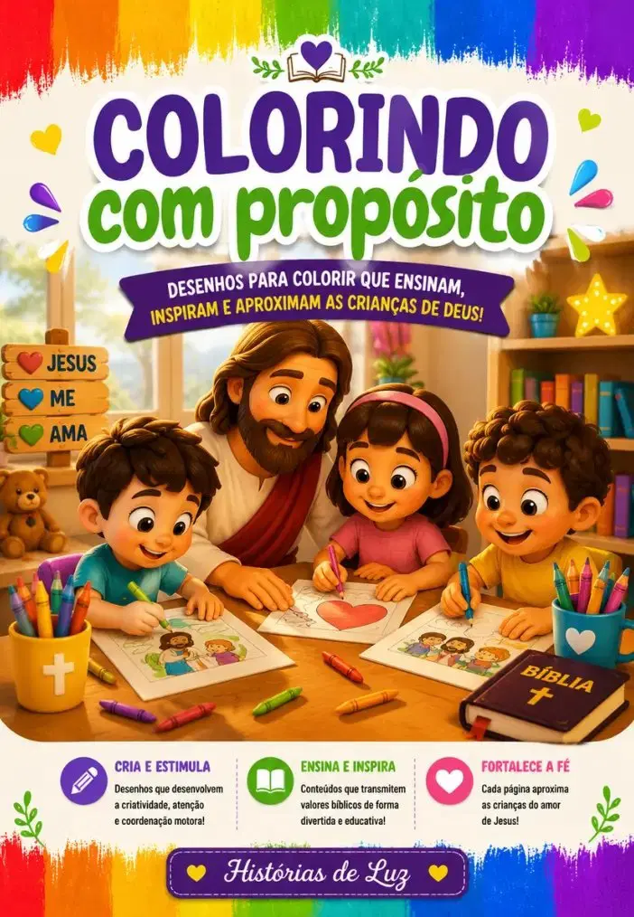 COLORINDO COM PROPÓSITO - HISTÓRIAS DE LUZ