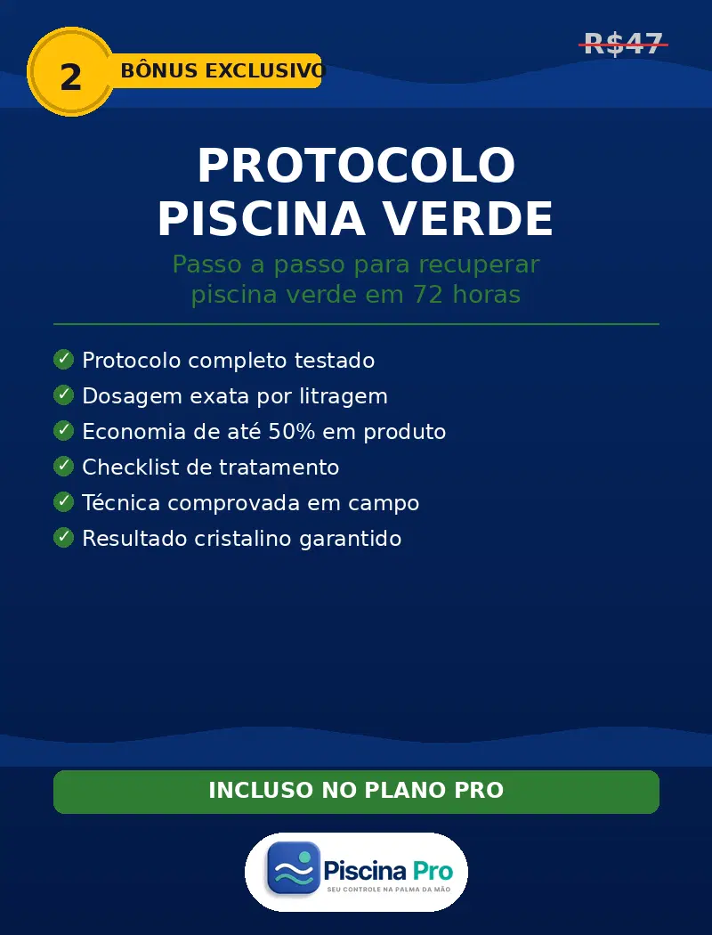 Protocolo Piscina Verde