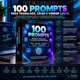 Kit 100 Prompts — IA Lucrativa