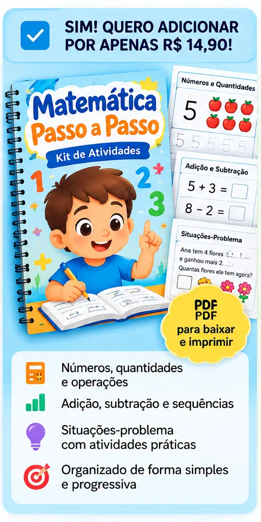Matemática Passo a Passo — Kit de Atividades