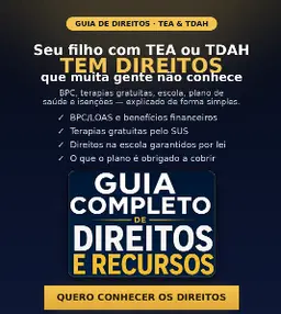 Kit de Direitos TEA e TDAH: O Mapa da Família (Passo a Passo 12 Meses)