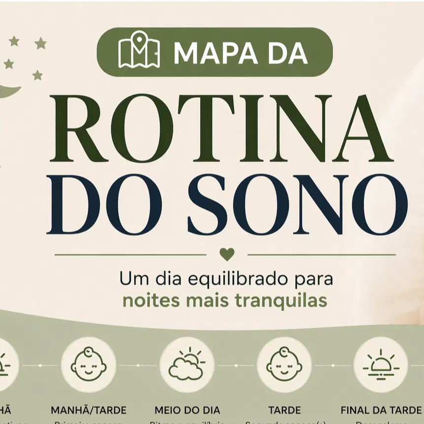 Mapa da Rotina do Sono