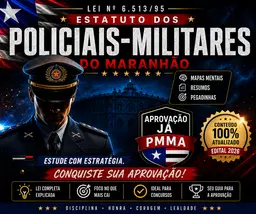 Estatuto PMMA Lei 6.513/95 + (100 Questões Grátis) 🚔