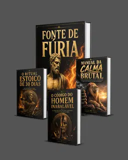 FONTE DE FÚRIA A Arte de Dominar A Si Mesmo -  30 Dias de Treinamento Estoico 2.0
