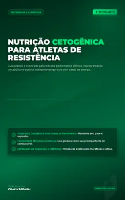 Nutrição Cetogênica para Atletas de Resistência: Guia prático para máxima performance e queima de gordura sem perder energia.