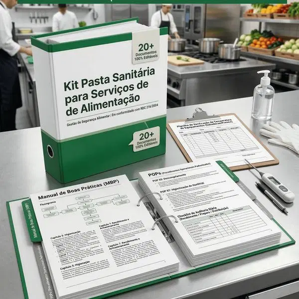 Leve a Pasta Sanitária completa com 20% OFF