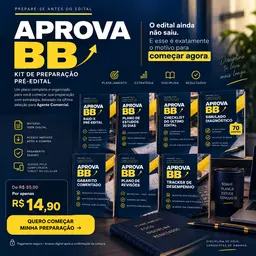 APROVA BB — Kit de Preparação Pré-Edital