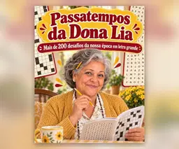 Passatempos da Dona Lia: mais de 200 passatempos em letra grande