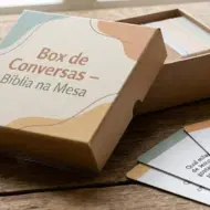 Box de Conversas com 100 Cartas para Jogar em Família