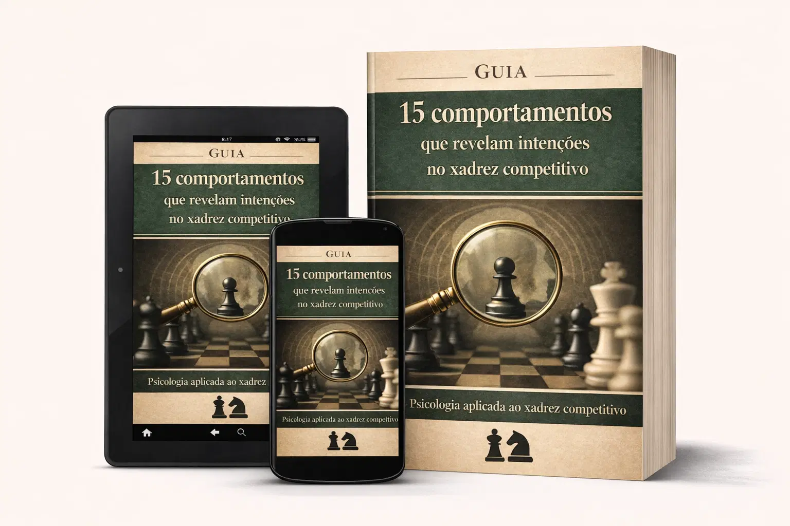 LANÇAMENTO: Guia 15 comportamentos que revelam intenções no xadrez competitivo: