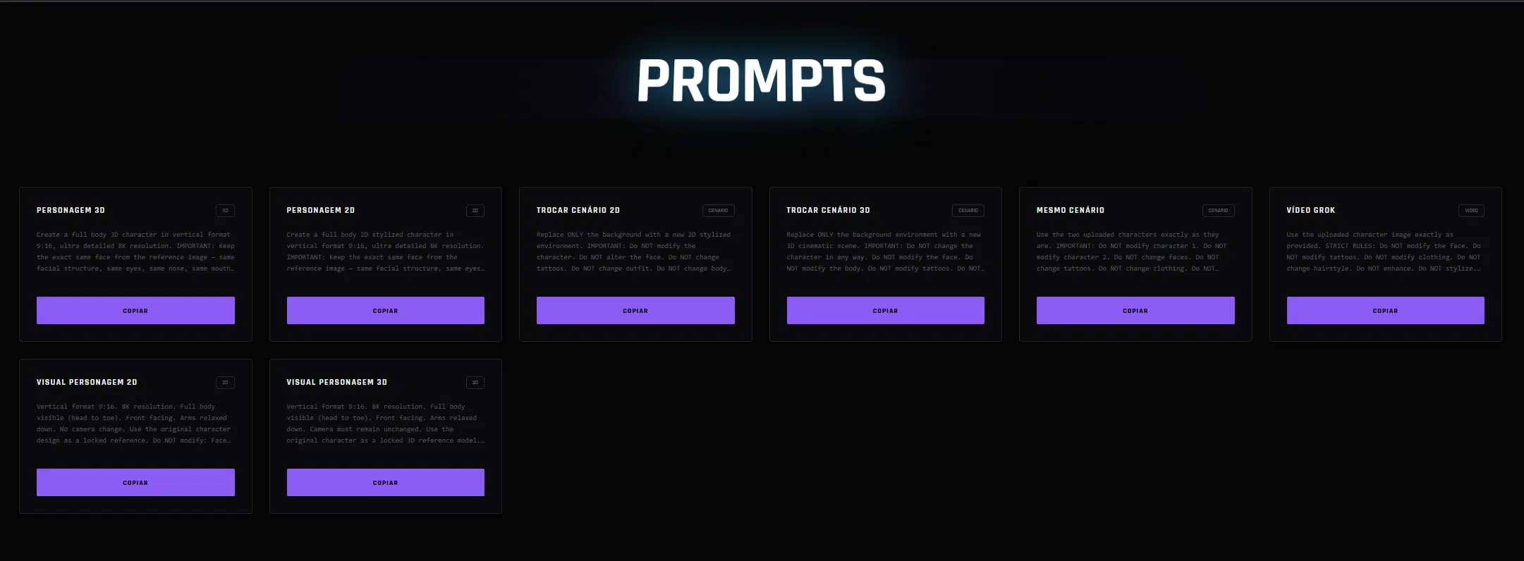 Terminal de Prompts