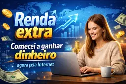 Aprenda a ganhar renta extra pela Internet