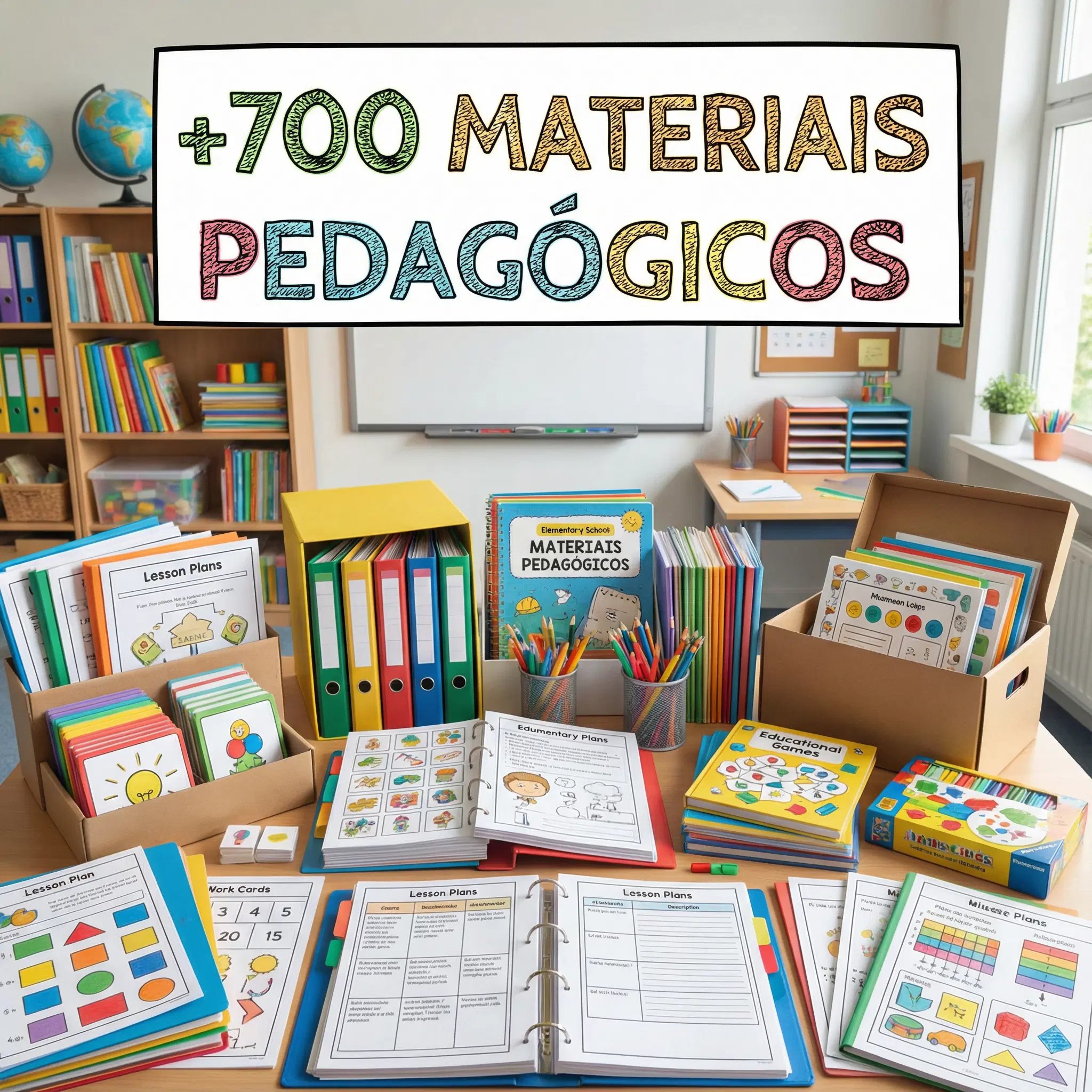 + 700 Materiais Pedagógicos para 2026