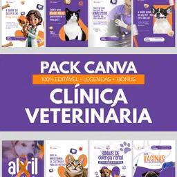 PACK CANVA CLINICA VETERINARIA