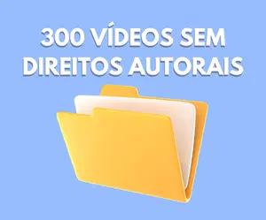 Pack Com 300 Vídeos Sem Direitos Autorais