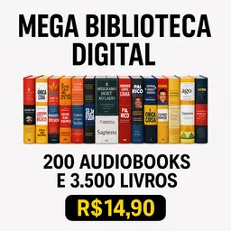 Mega Biblioteca Digital – 200 Áudios + 3.500 Livros