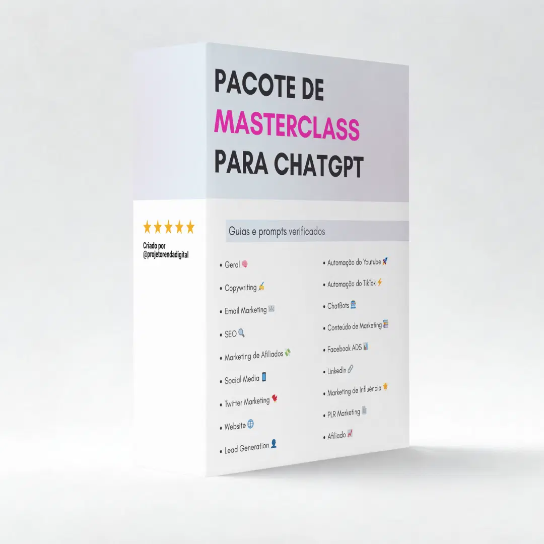 Pack ChatGPT Masterclass