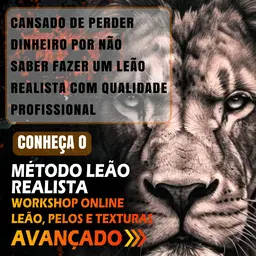 Método Leão Realista - WORKSHOP Leão, Pelos e Texturas