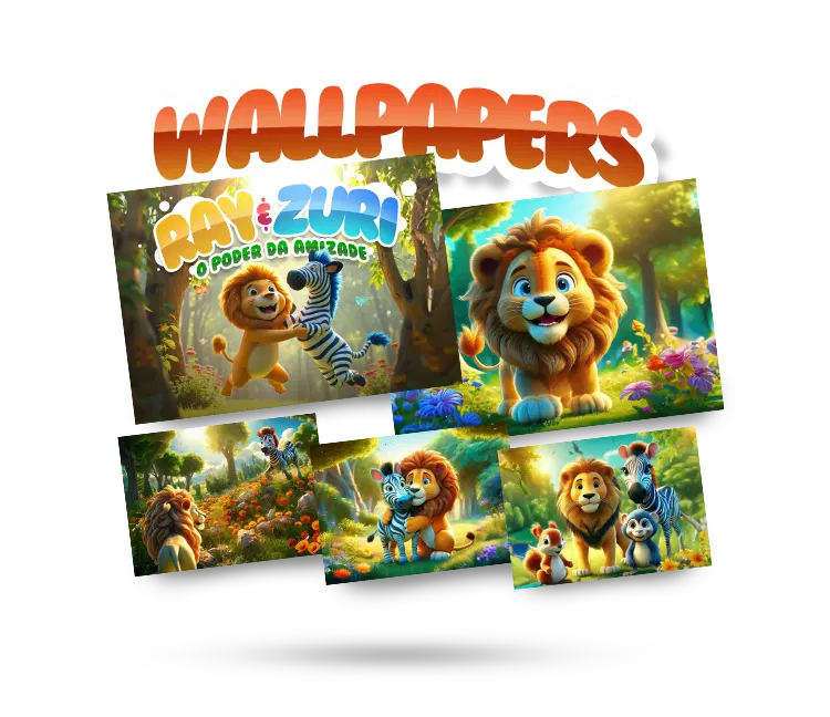 Wallpapers/Posteres para impressão - Ray e Zurí: O Poder da Amizade