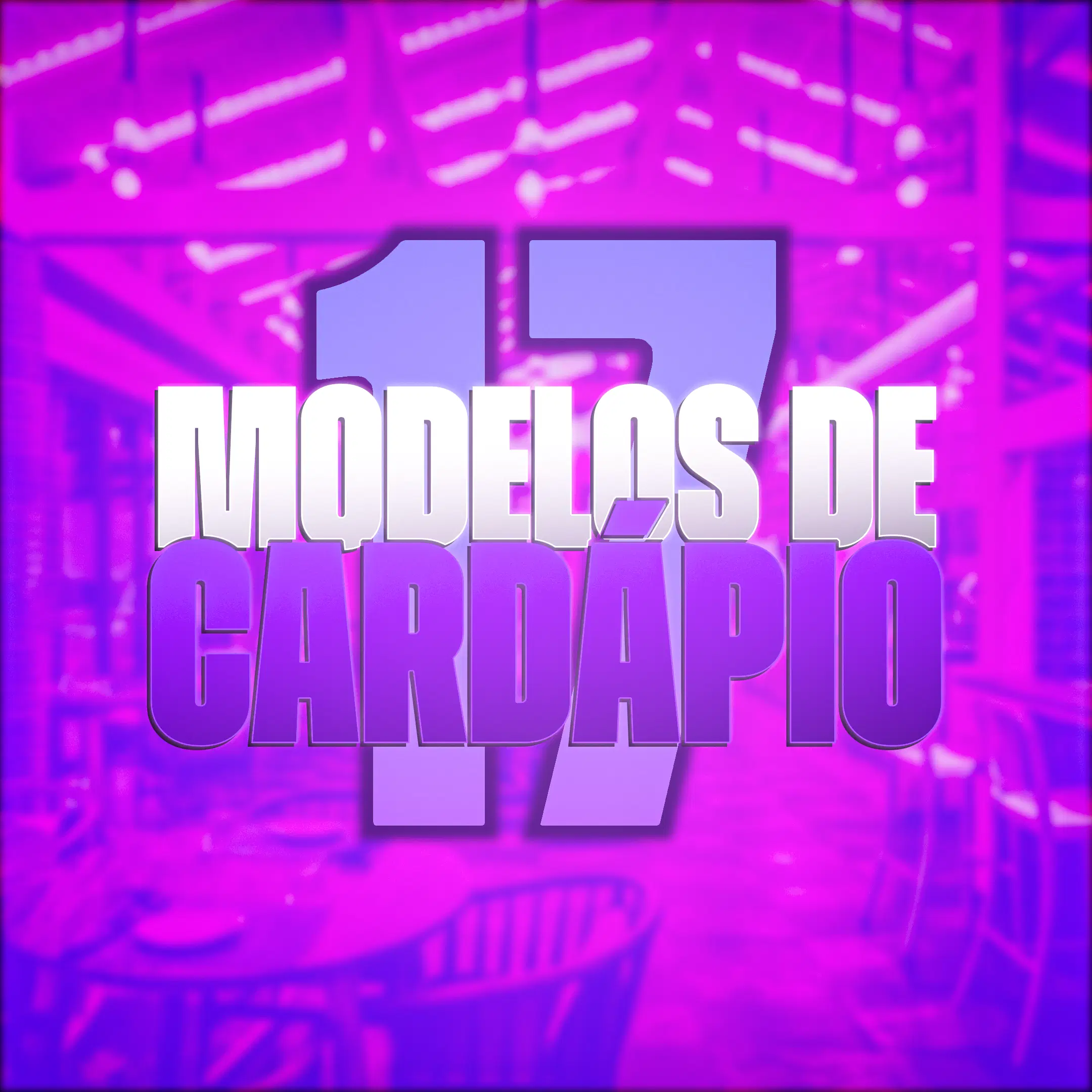 Modelos de cardápios editáveis