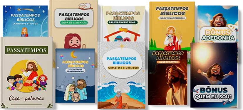 Kit Cristão atividades educativas